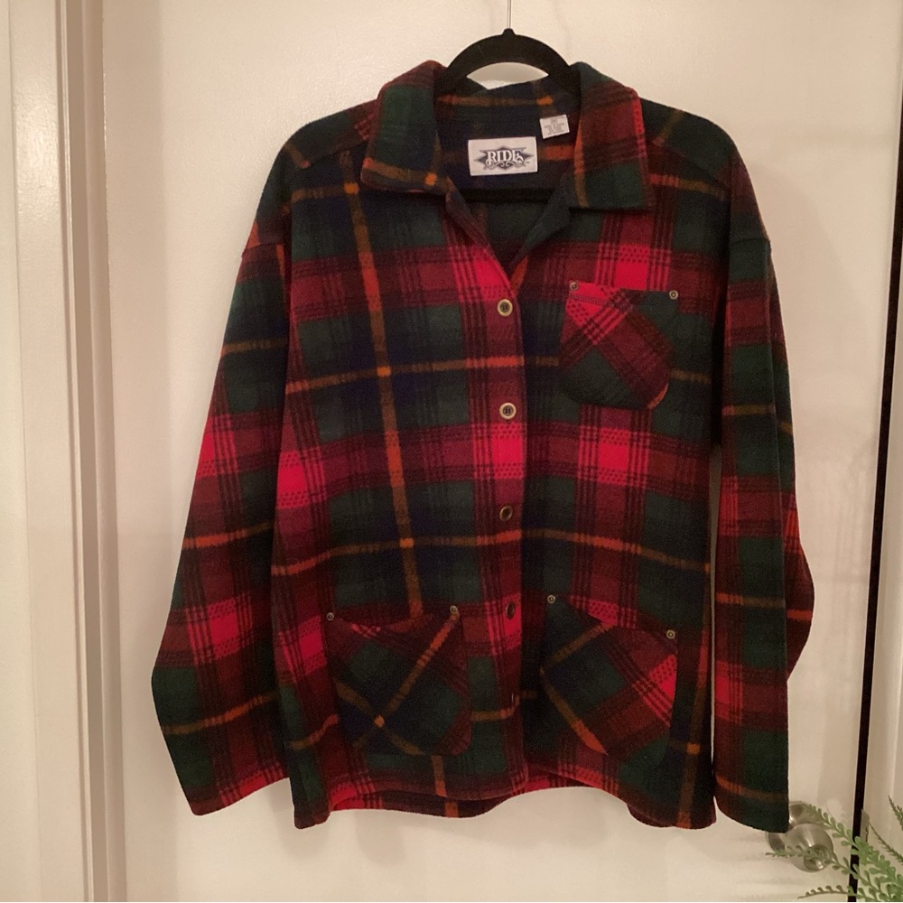 Barn Jacket Red Flannel Plaid ,worn no damage.